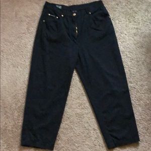 Black Escada Sport Jean-Like Pants